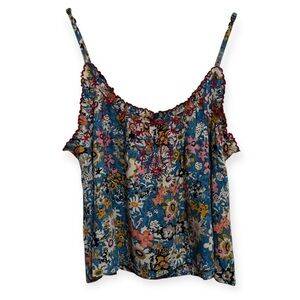 Natural Life Harley Floral Embroidered Cami Tank Top